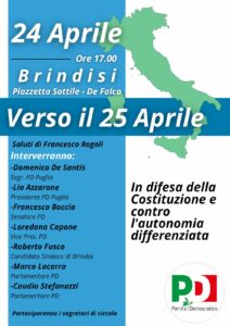 Manifesto PD del 24 aprile